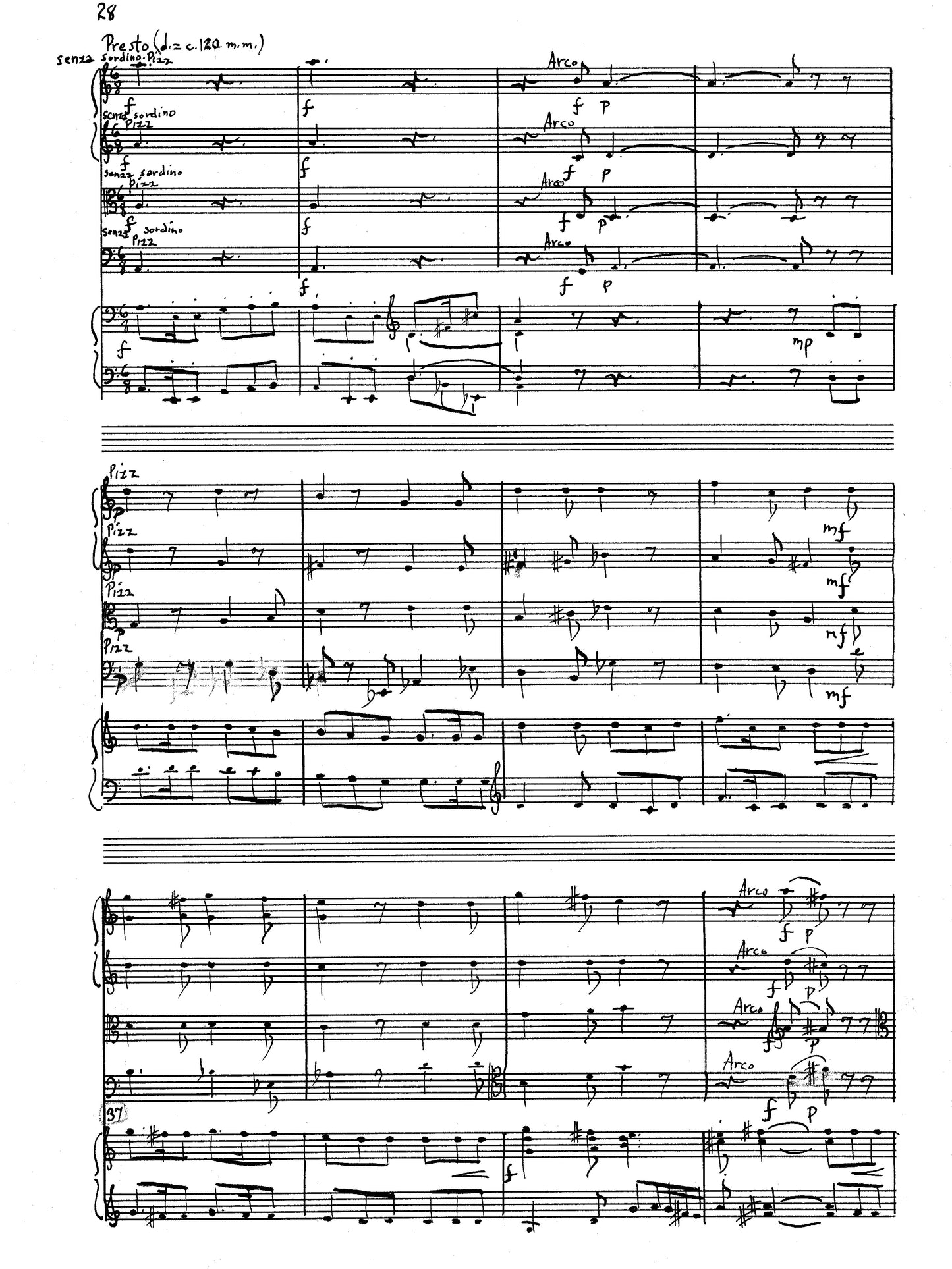 Quintet for Piano and String Quartet