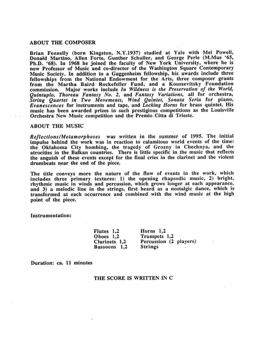 Reflections/Metamorphoses