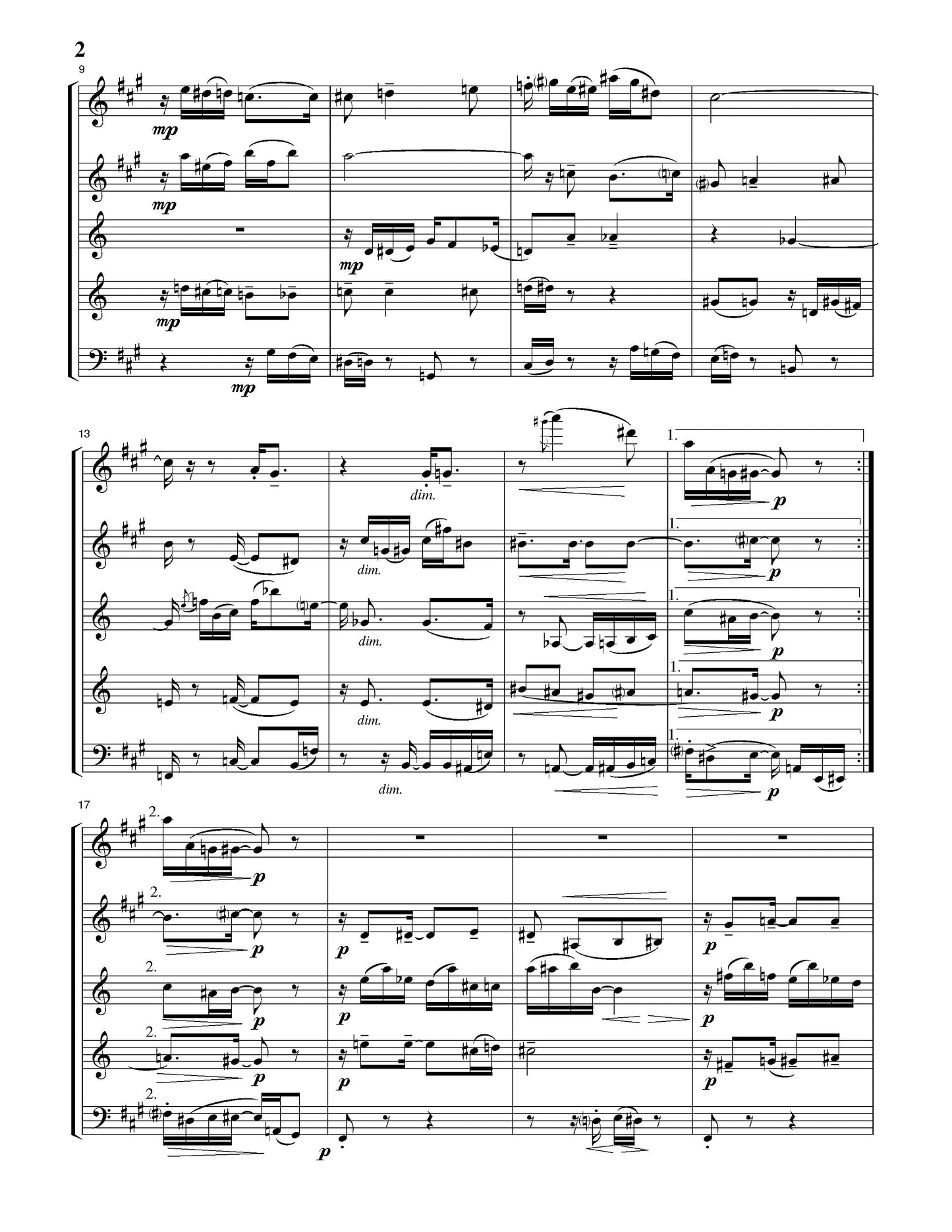 Empirical Rag (Version 4, For Wind Quintet)