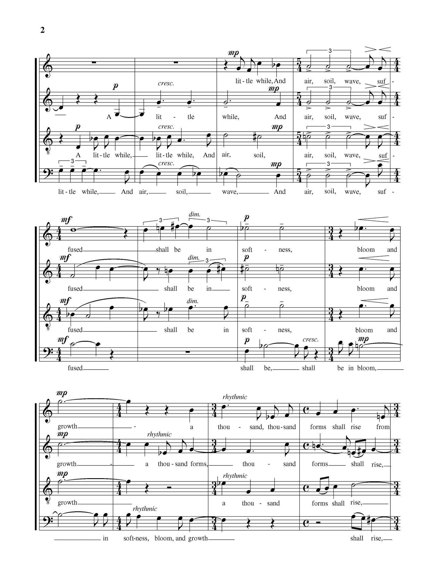 Soon Shall the Winter's Foil