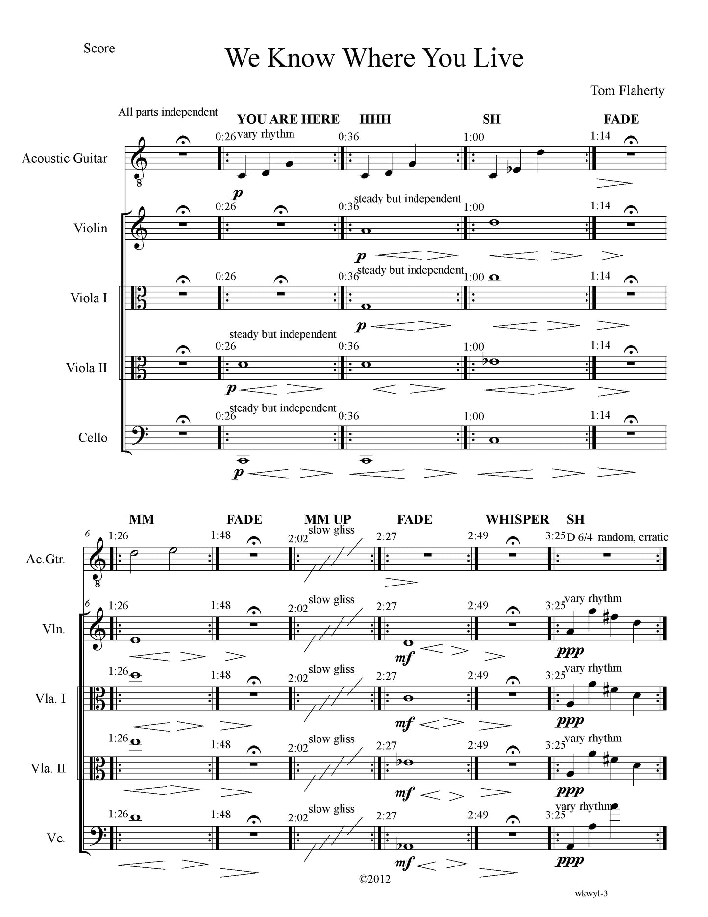 We Know Where You Live