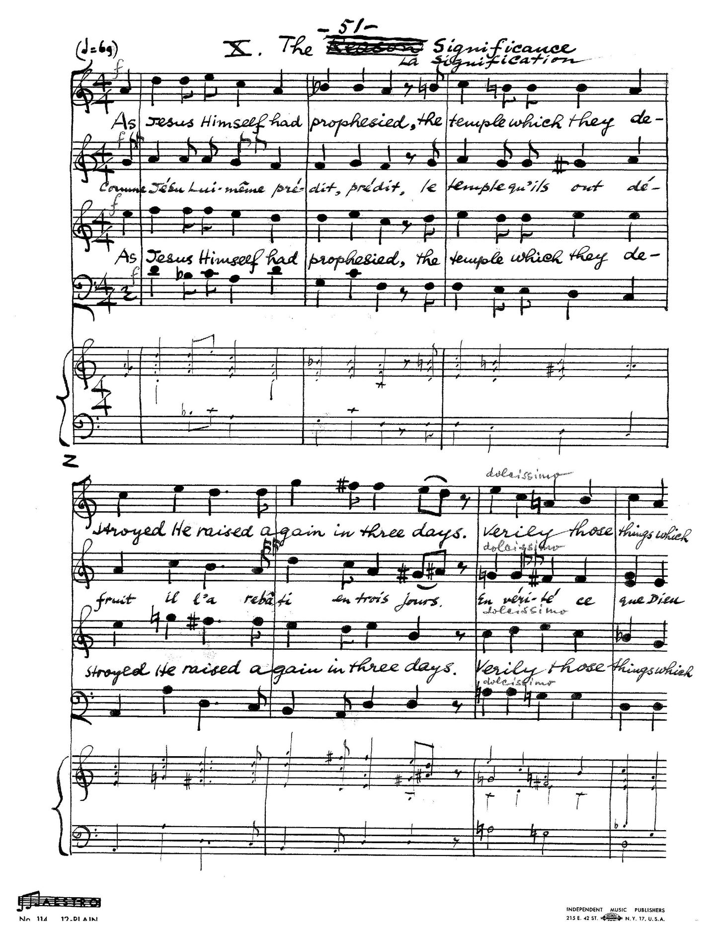 As the Prophets foretold, A Cantata for Easter