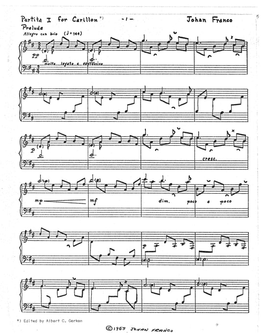 Partita I for Carillon