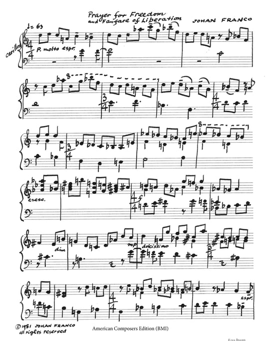 Prayer for Freedom and Fanfare for Liberation