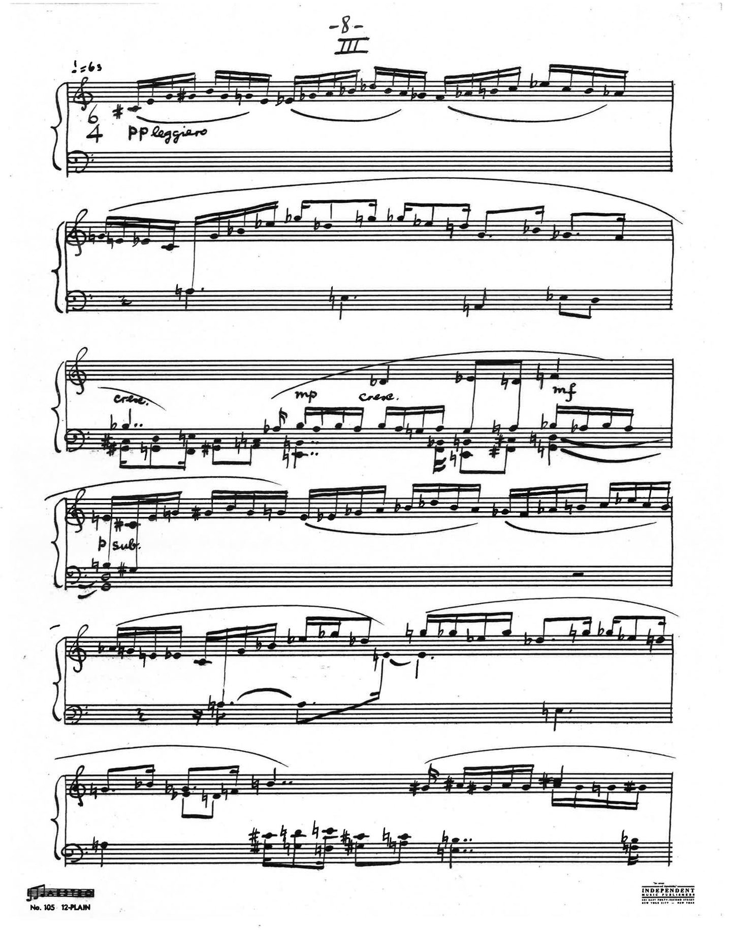 Partita #6 for Piano