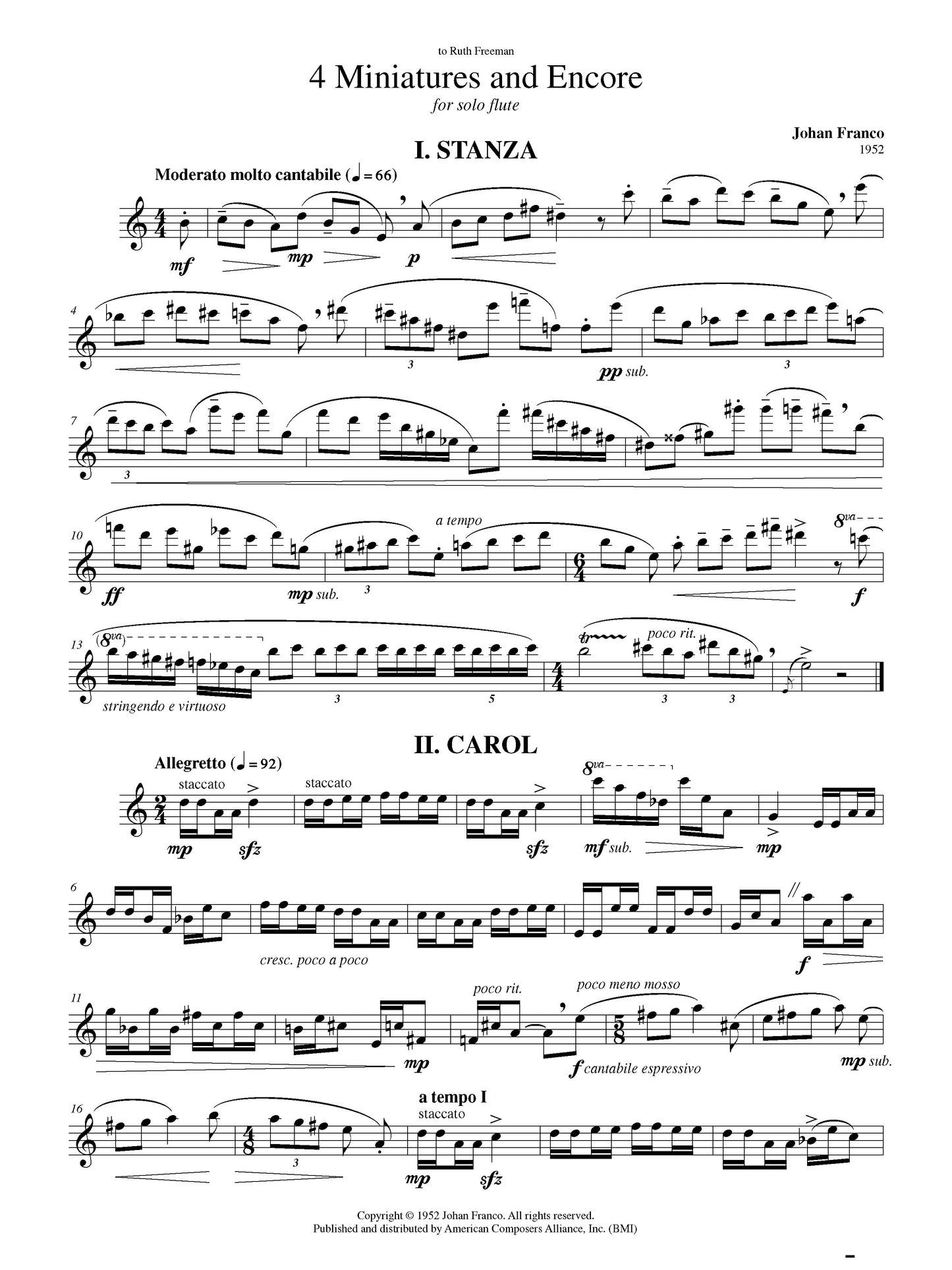 4 Miniatures and Encore