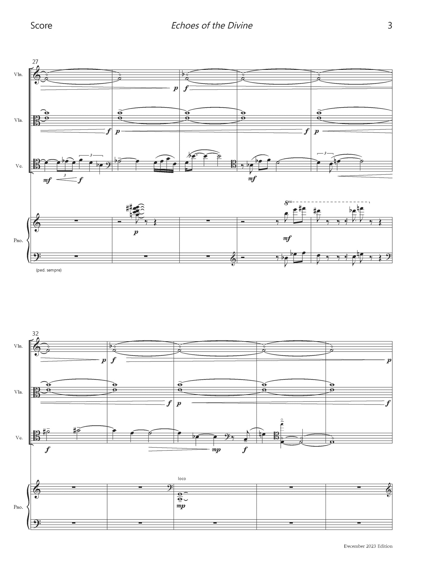 Echoes of the Divine