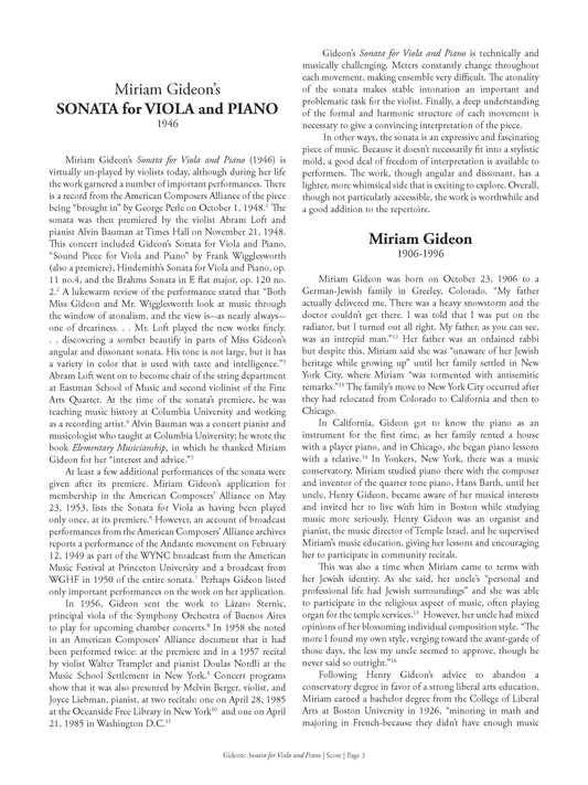 Sonata for Viola and Piano