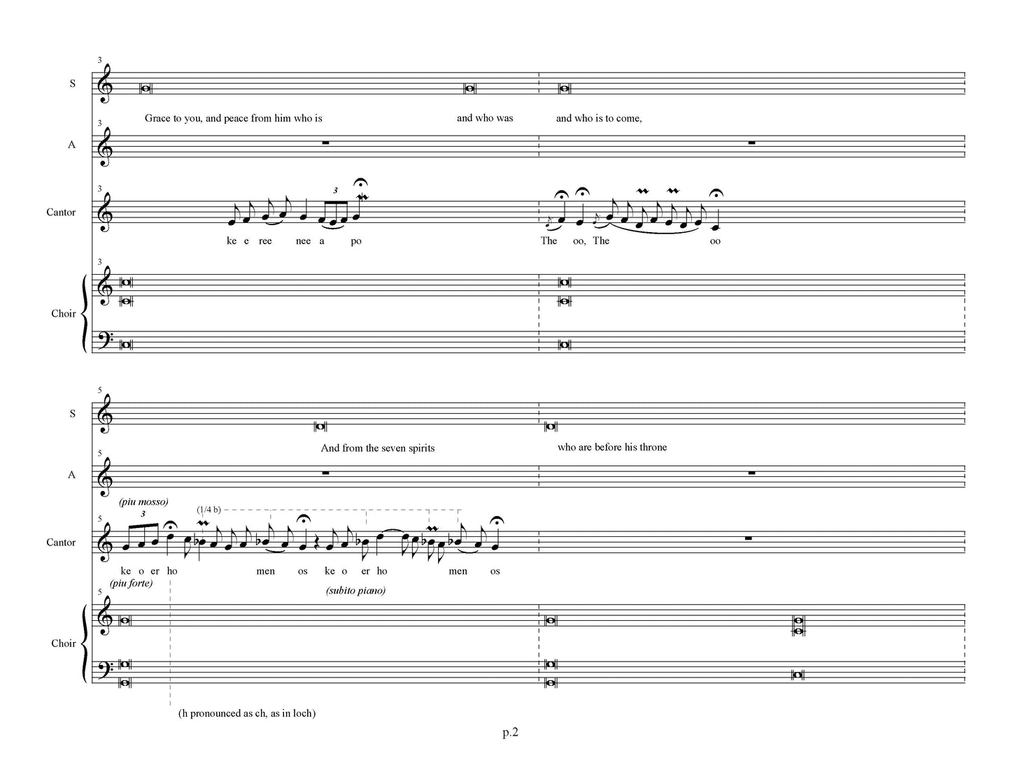 GRACE TO YOU (from Nightchants)