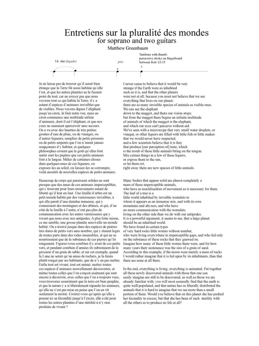 Entretiens sur la pluralité des mondes