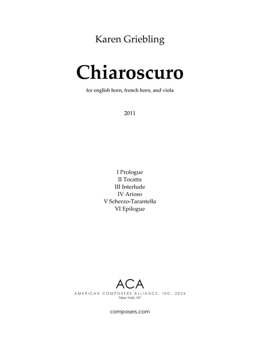 Chiaroscuro