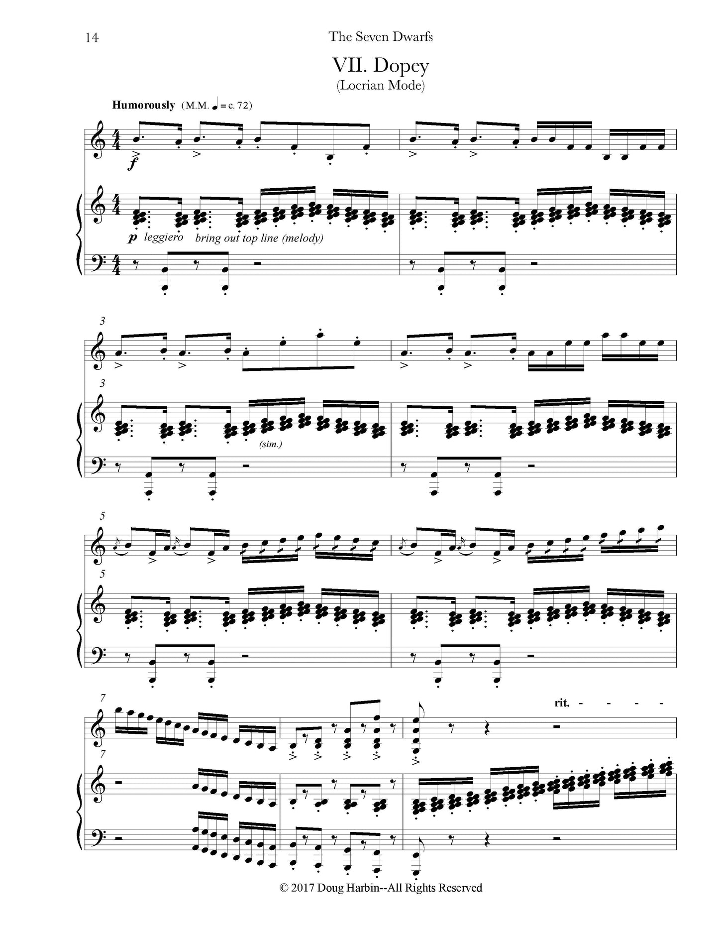 Seven Dwarfs (in seven modes)