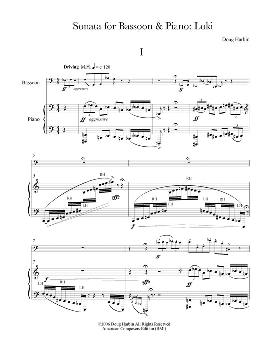 Sonata for Bassoon and Piano: Loki