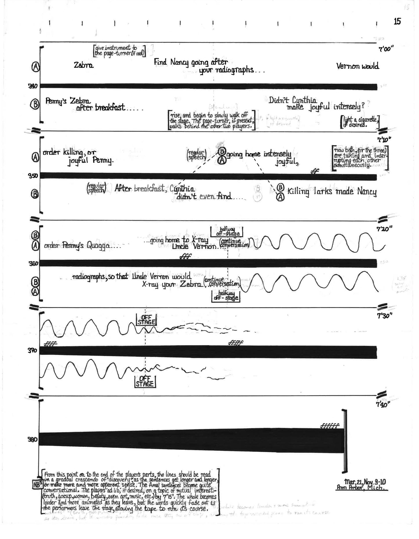 DISSOLUTION OF THE SERIAL