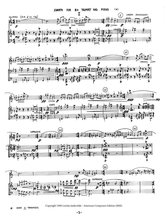 Sonata for B-flat Trumpet and Piano