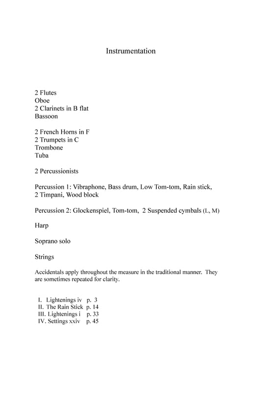 FOUR SONGS ON POEMS OF SEAMUS HEANEY - Sop & Orch