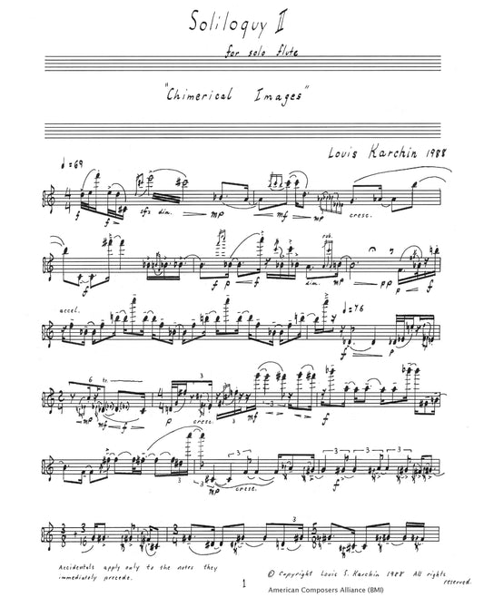 Soliloquy 2: Chimerical Images