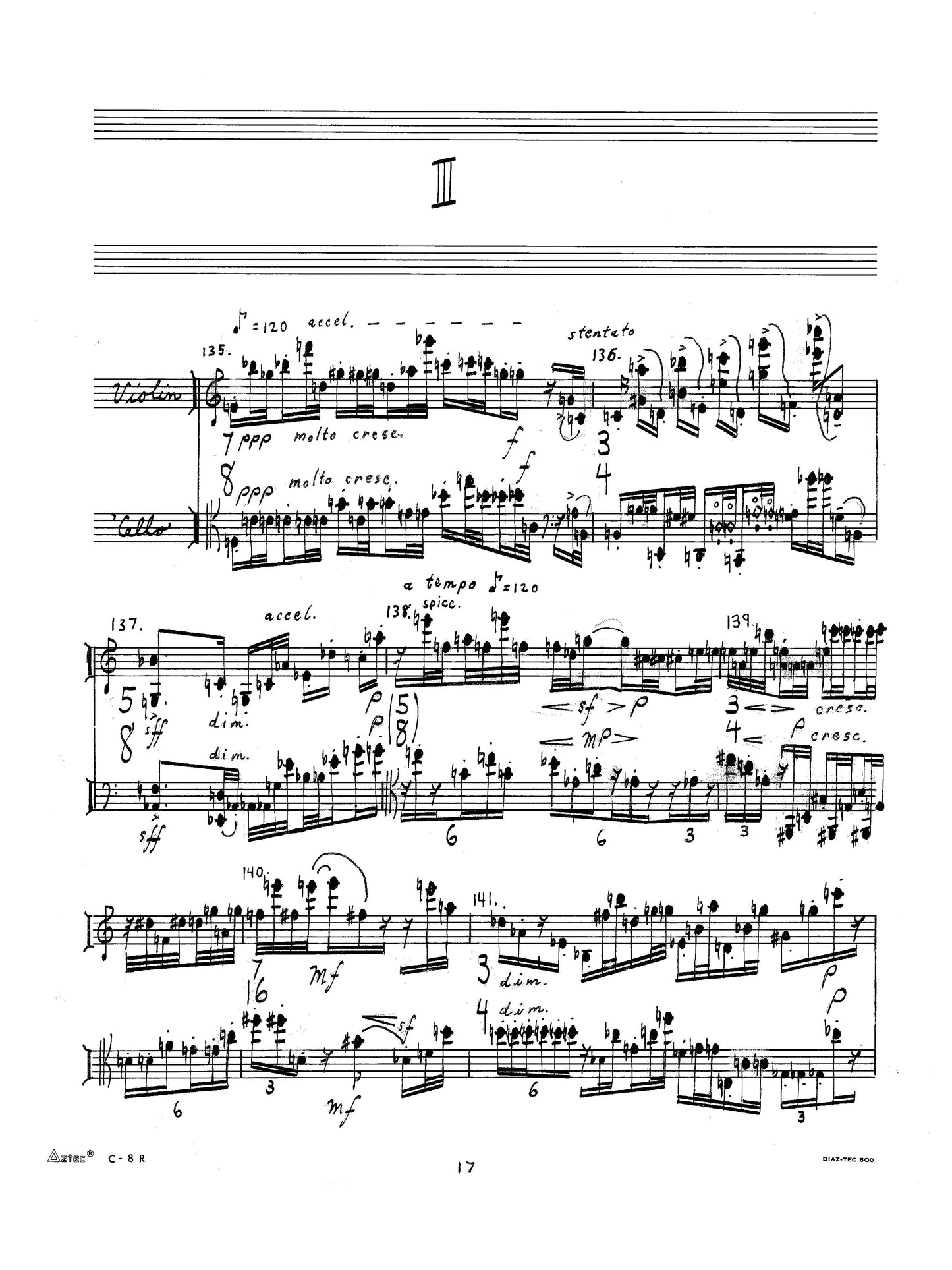 Duo for Violin and Cello