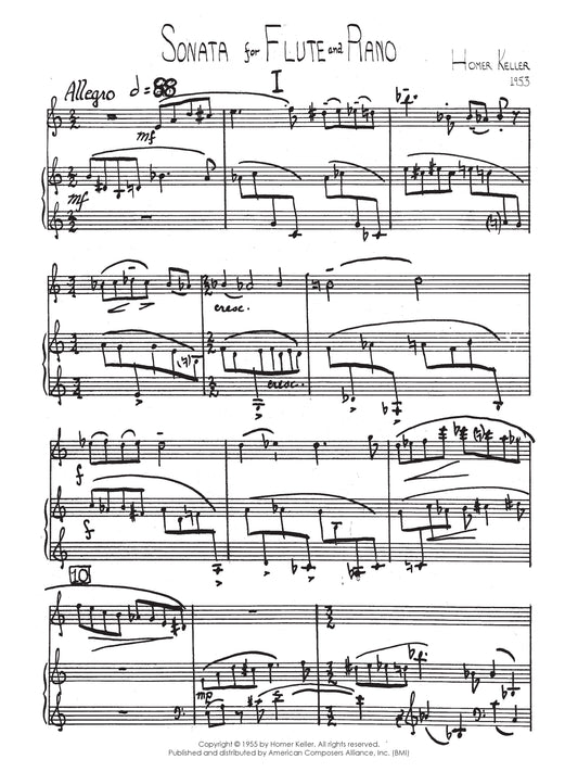 Sonata for Flute and Piano