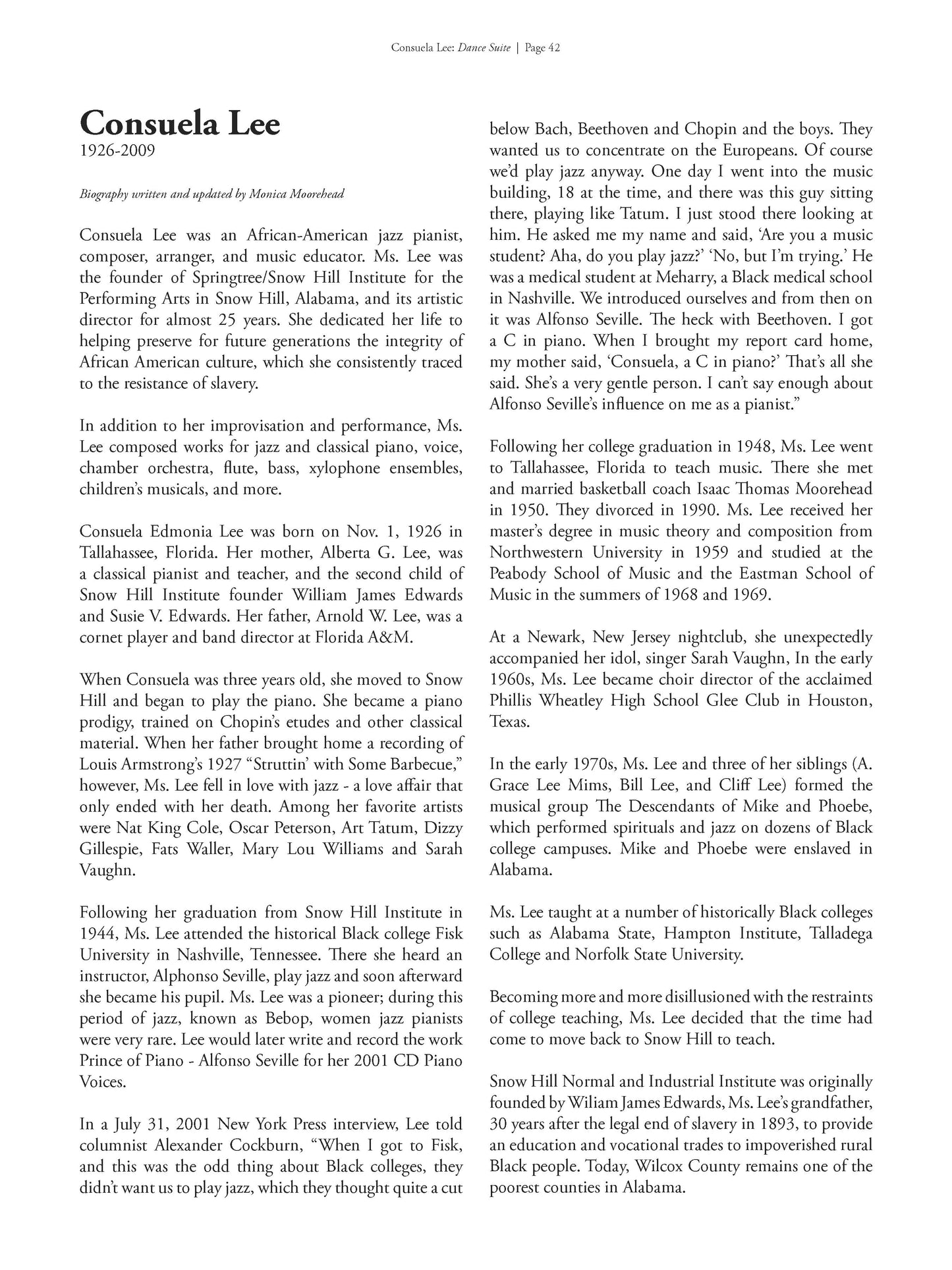 Dance Suite for Small Orchestra