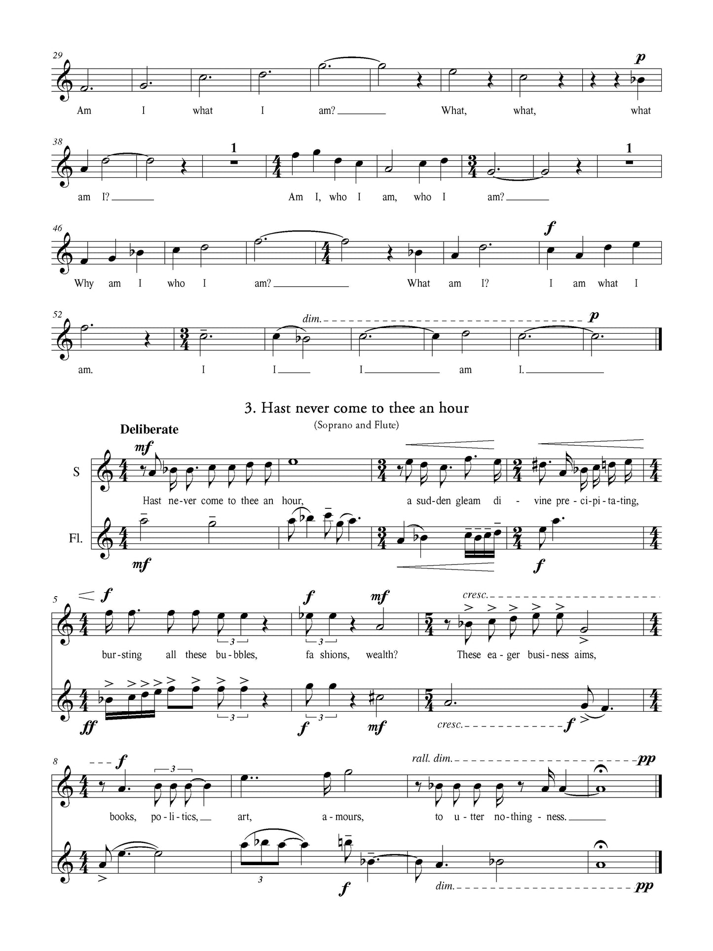 HAST NEVER COME TO THEE AN HOUR