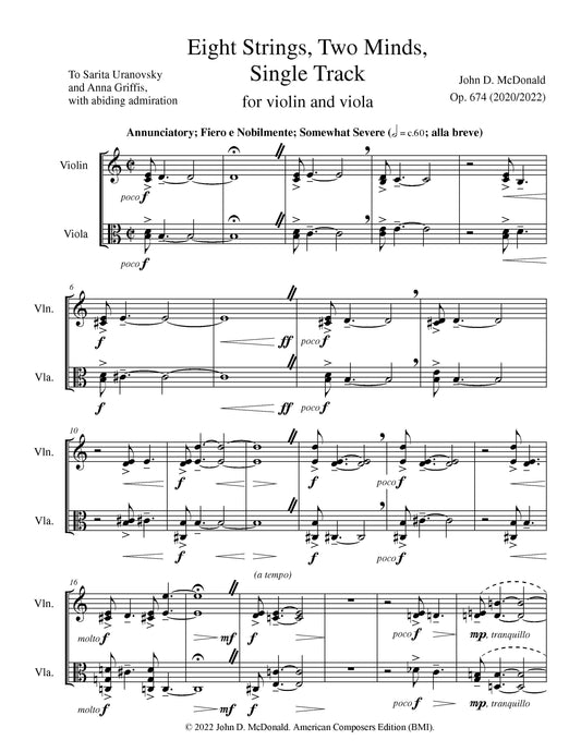 Eight Strings, Two Minds, Single Track