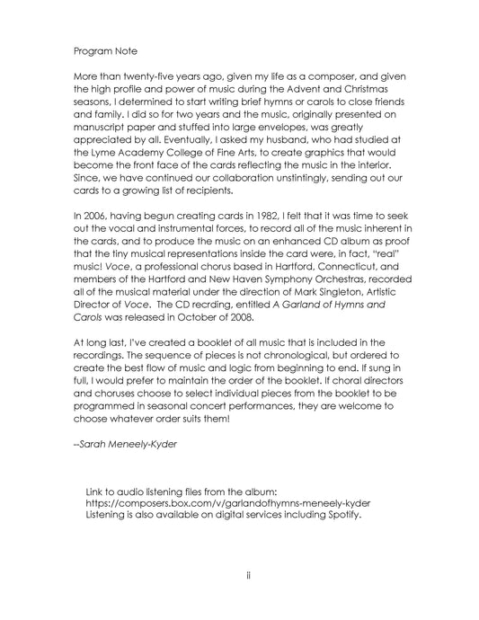 A Garland Of Hymns and Carols