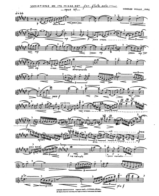 Variations on "Ite Missa Est"
