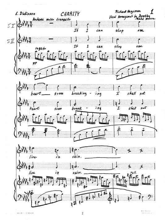 THREE SONGS - Charity - If Music - On Wings - Original