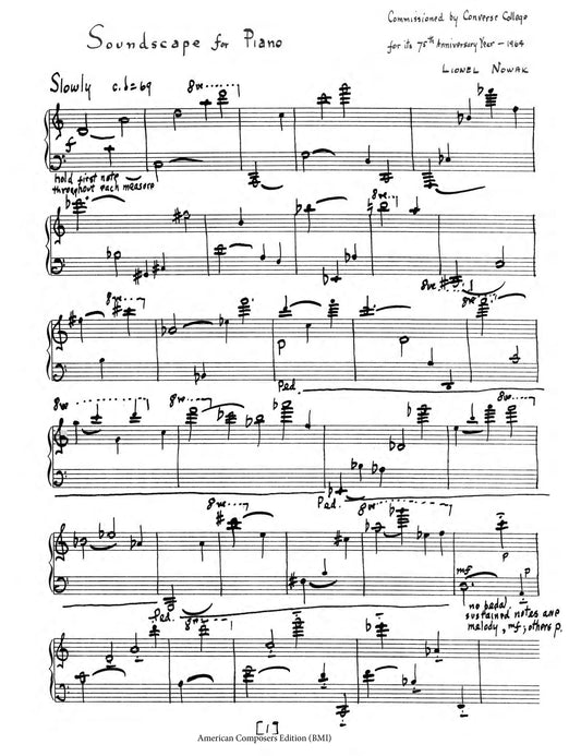 SOUNDSCAPE for Piano