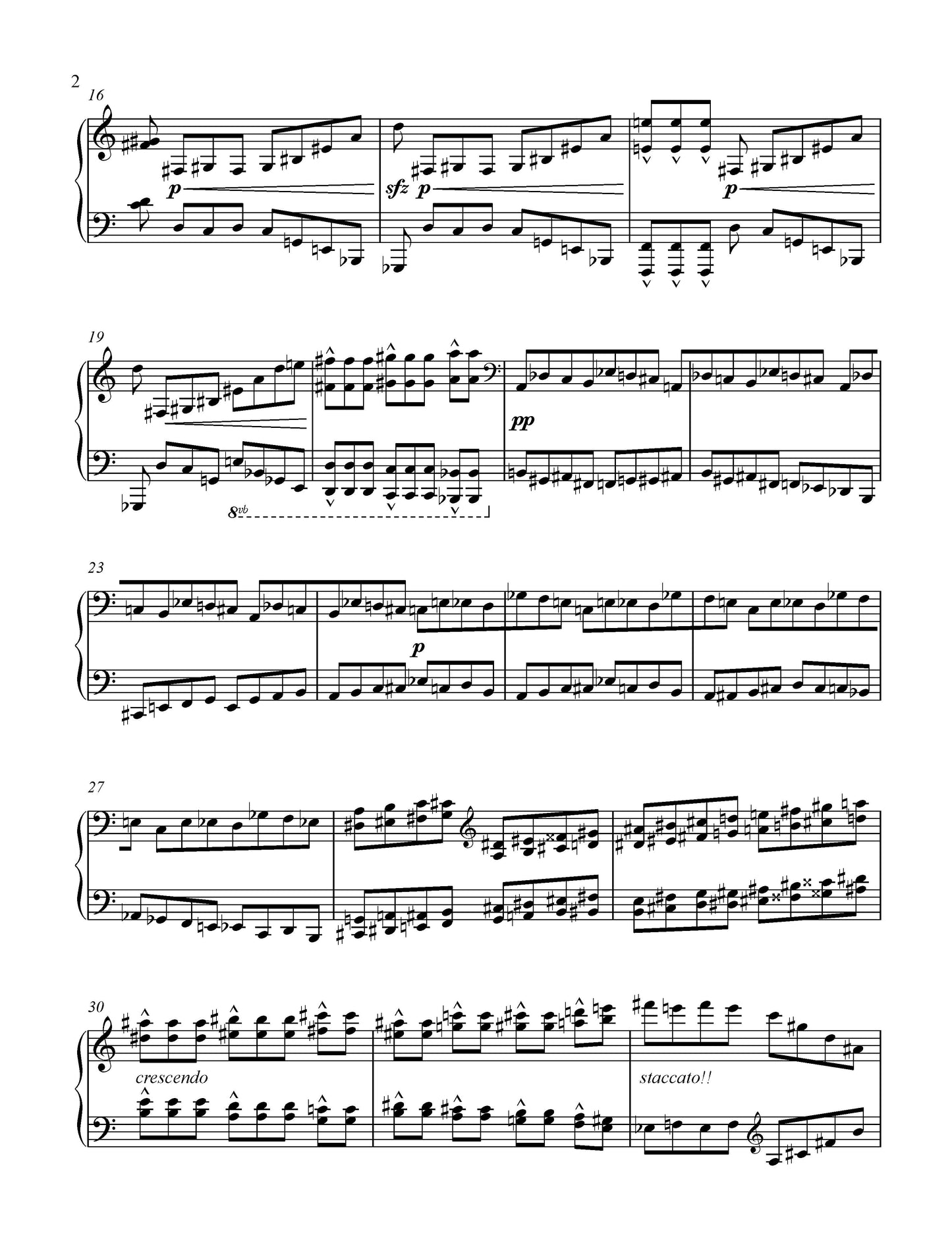 ETUDE FOR PIANO