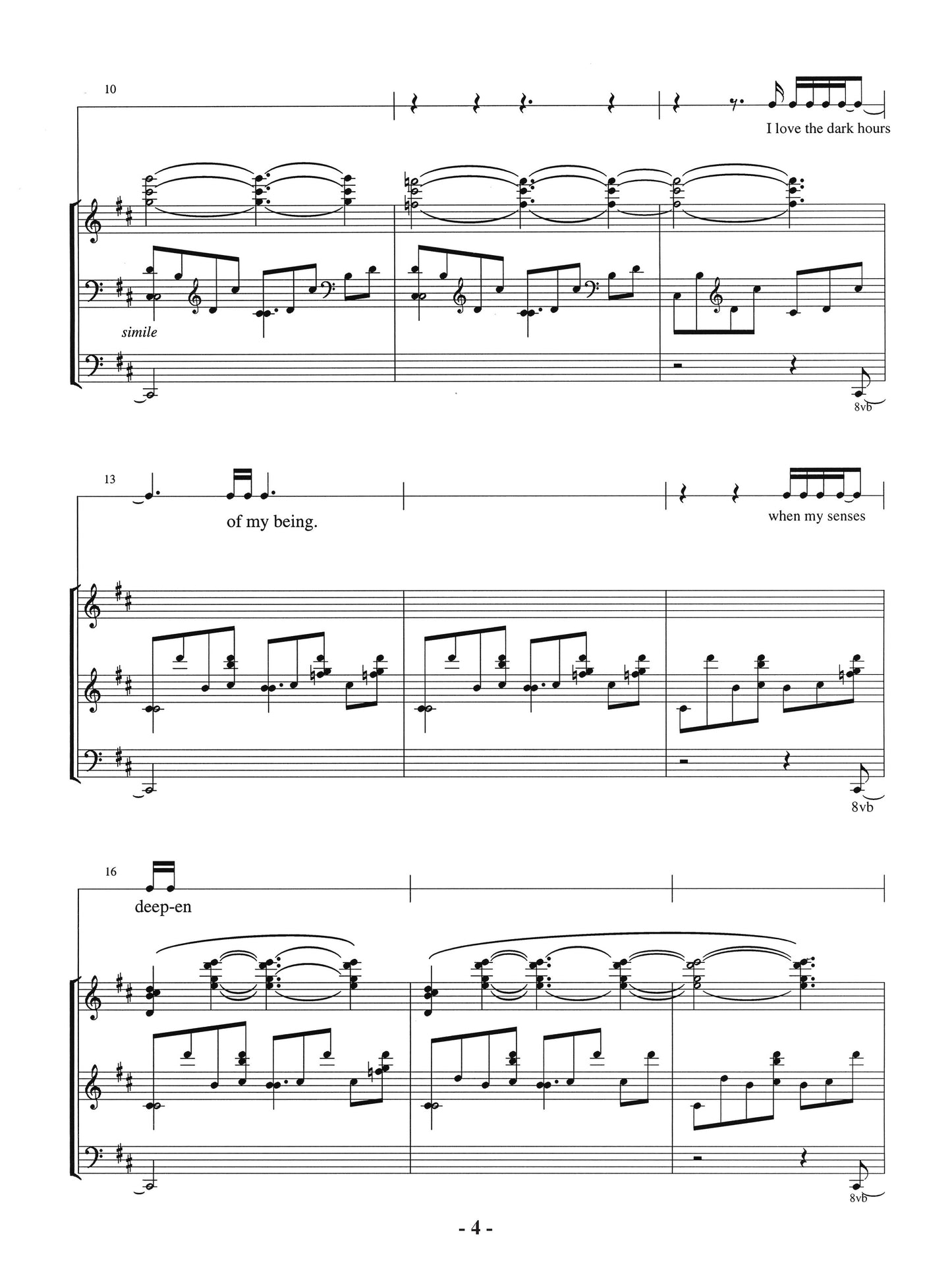 When My Senses Deepen