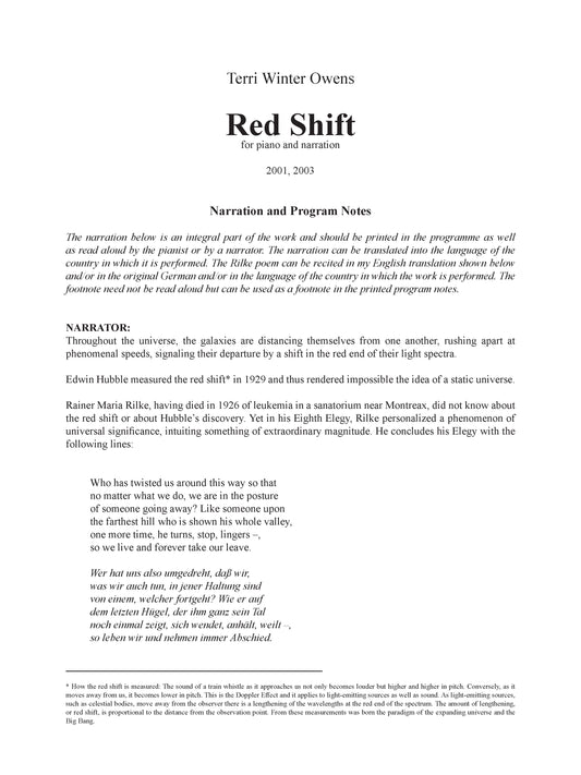 Red Shift