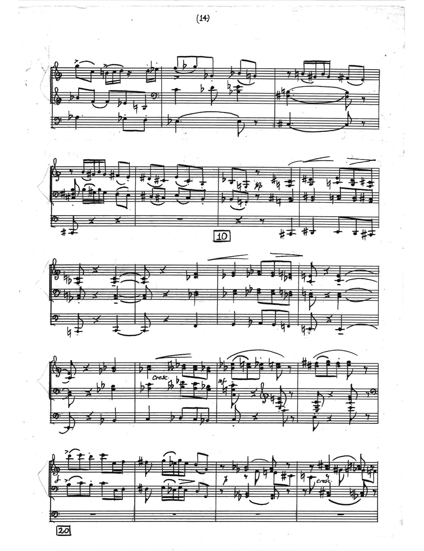 CONCERTINO FOR ORGAN AND STRINGS (INTRADA, ARIA, FINALE)