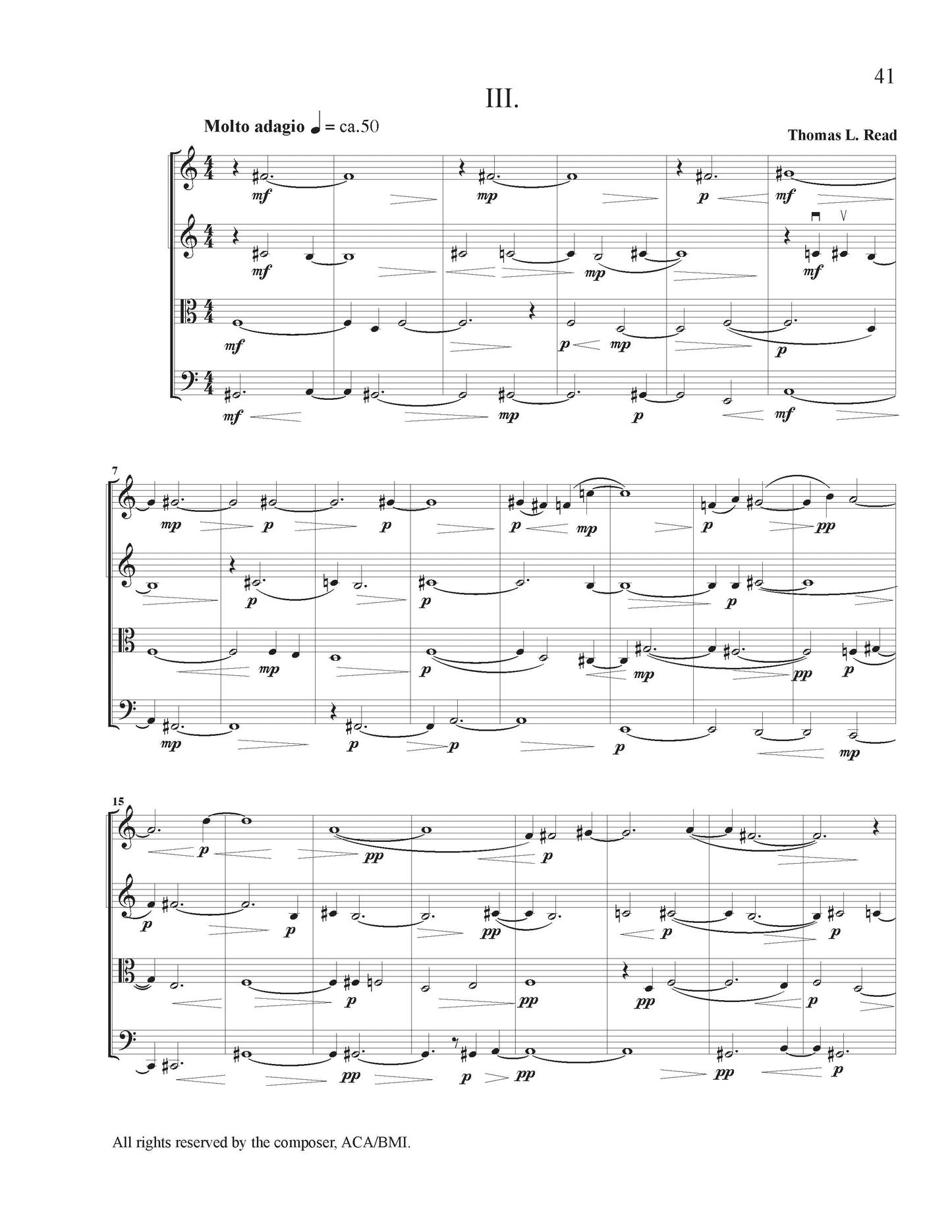 String Quartet No. 5