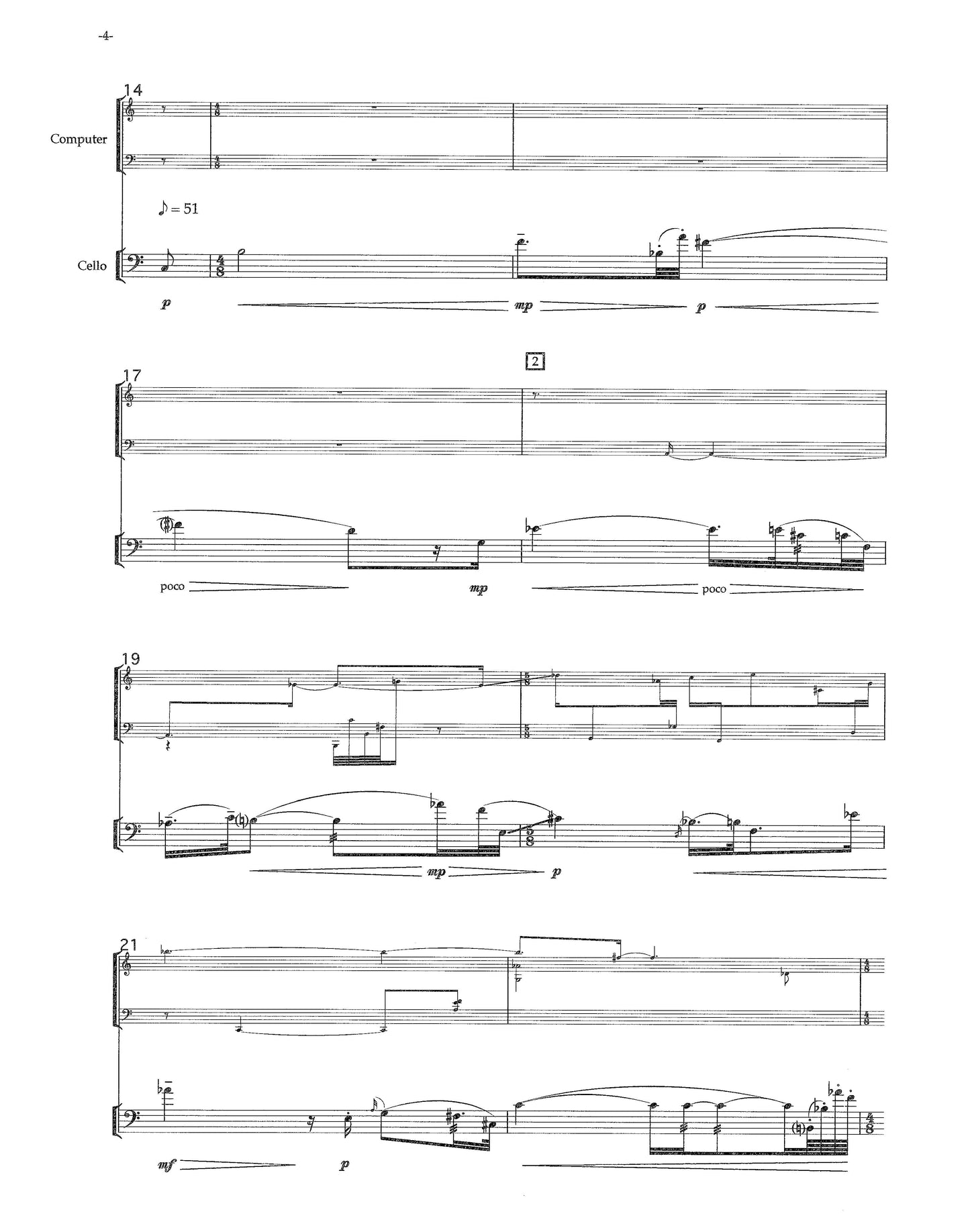 LYRIC FOR CELLO AND COMPUTER