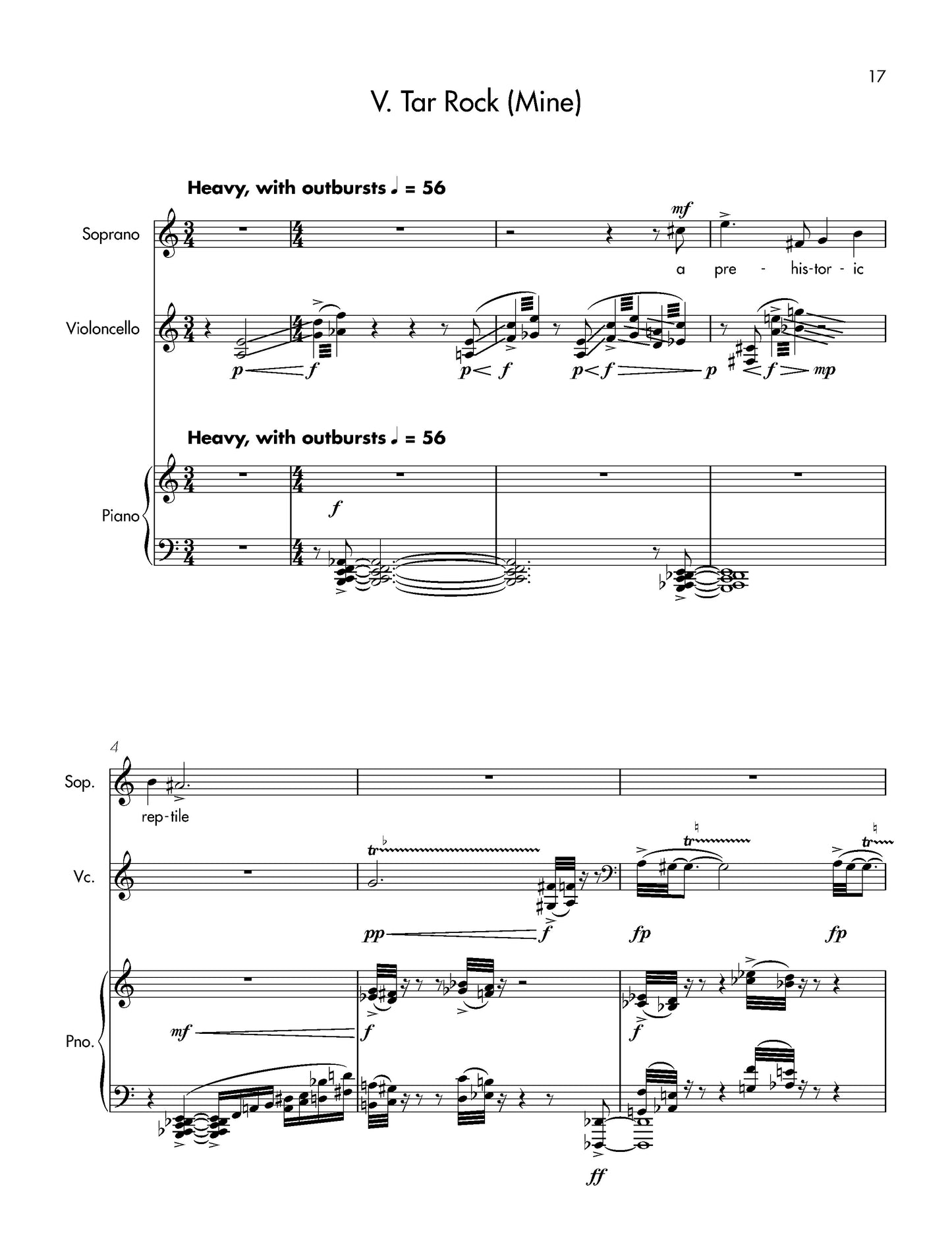 5 Views Re/Dux - for Soprano, Cello, and Piano