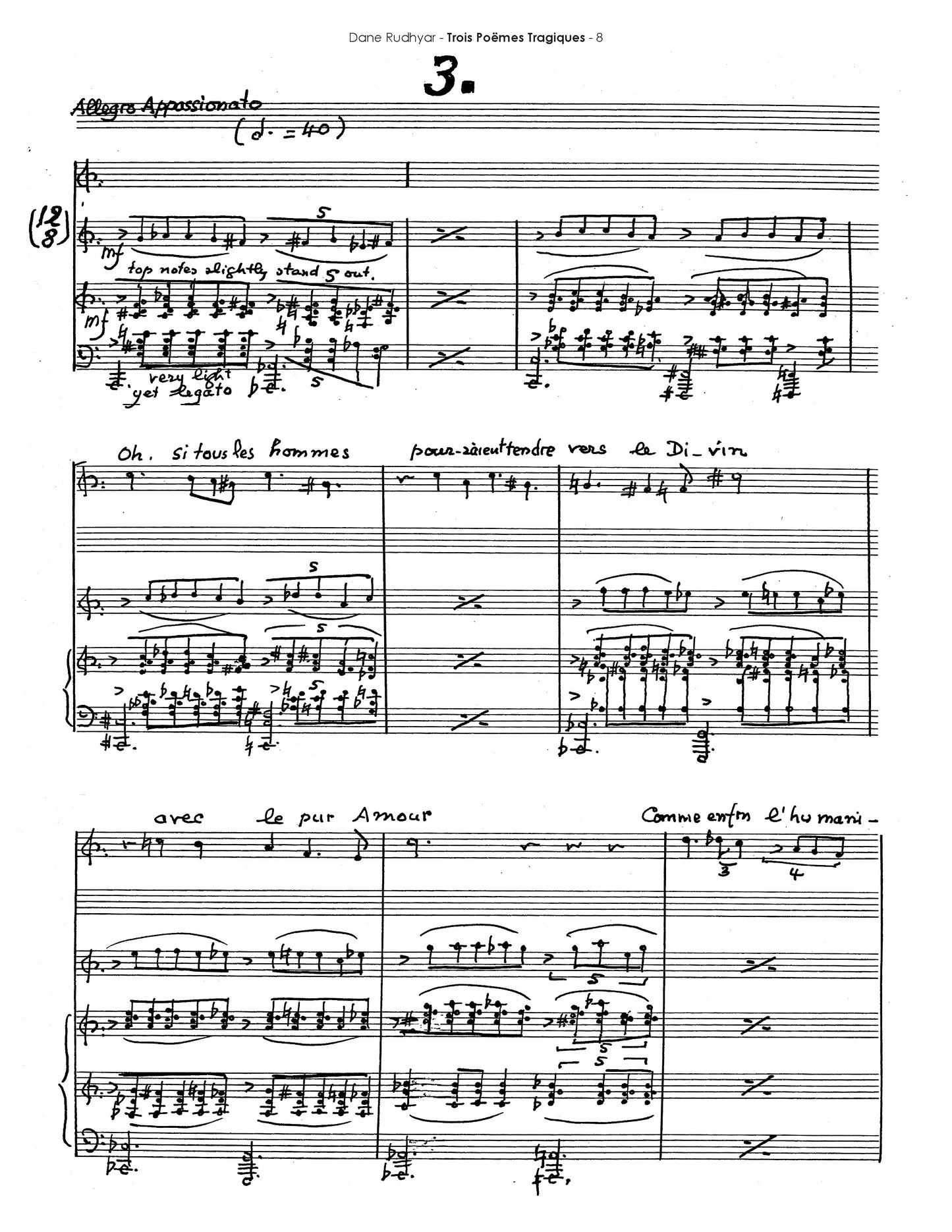 Trois Poemes Tragiques