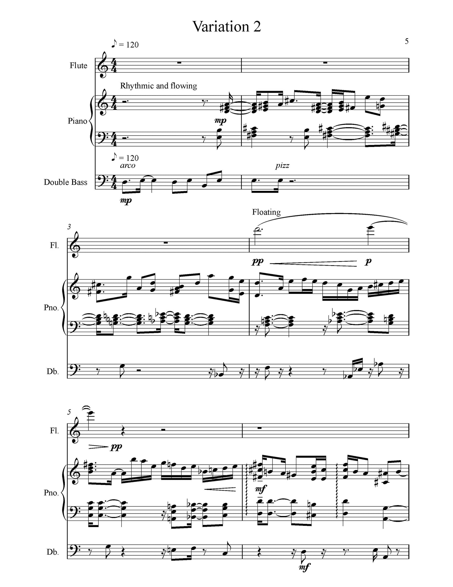 Theme and Four Variations on a Gahu Melody