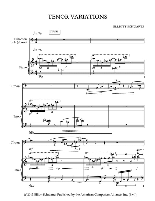 TENOR VARIATIONS