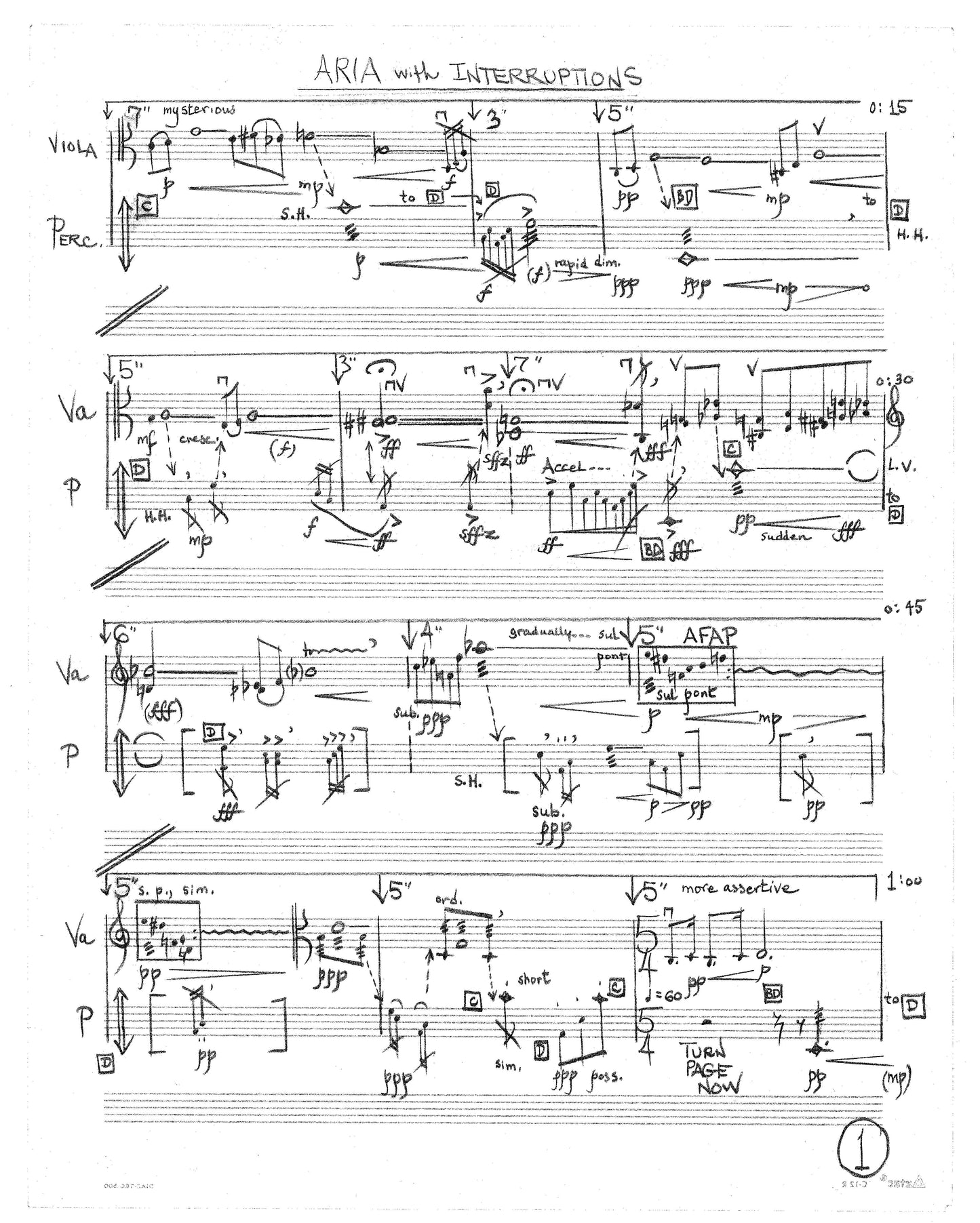 ARIA WITH INTERRUPTIONS