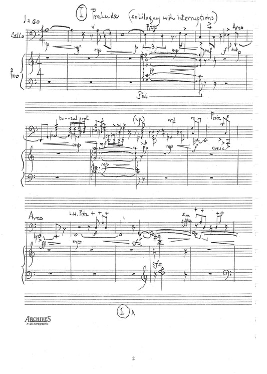 PRELUDE, MEMORIAL, AND ARIA