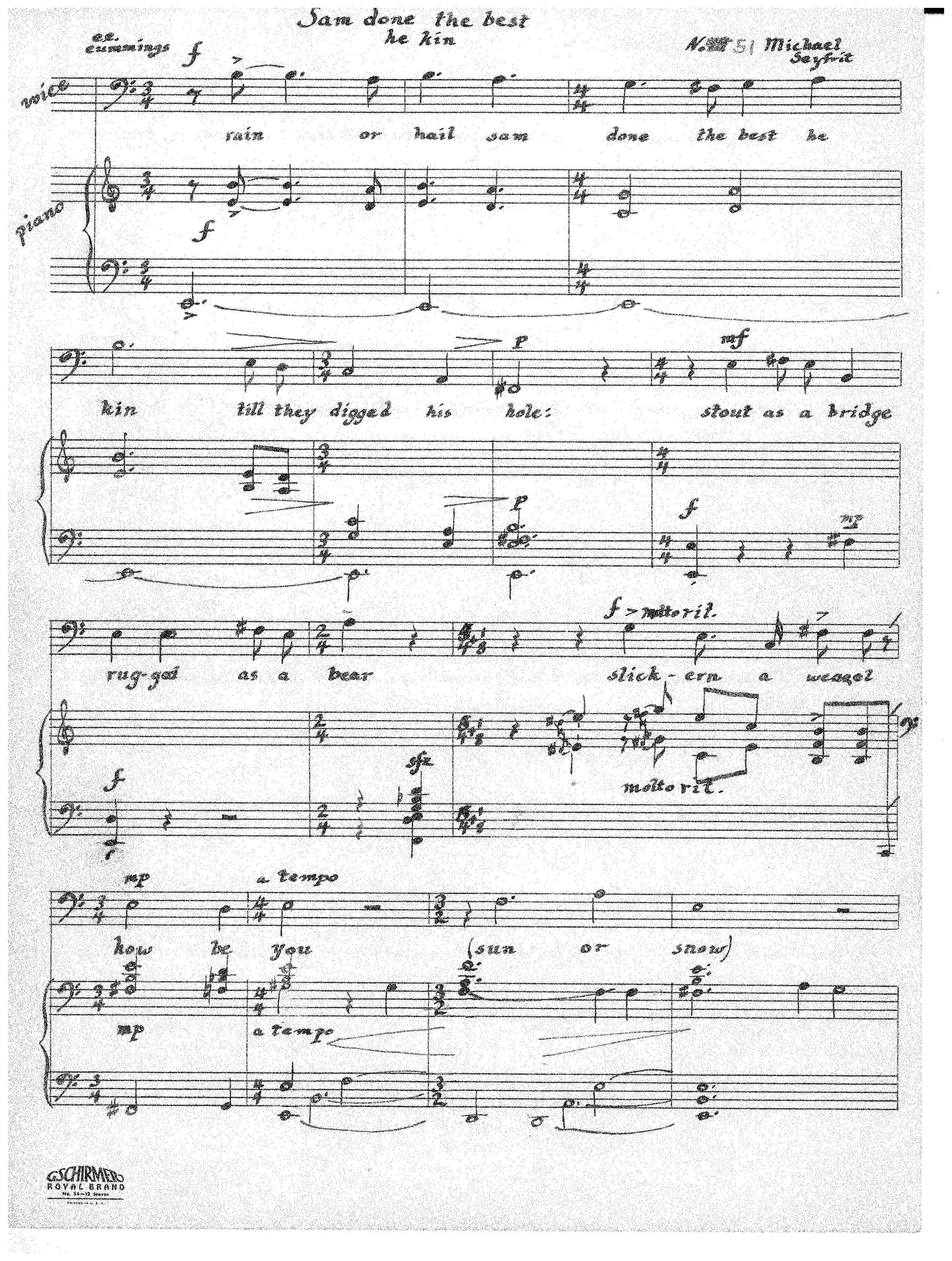 SAM DONE THE BEST HE KIN