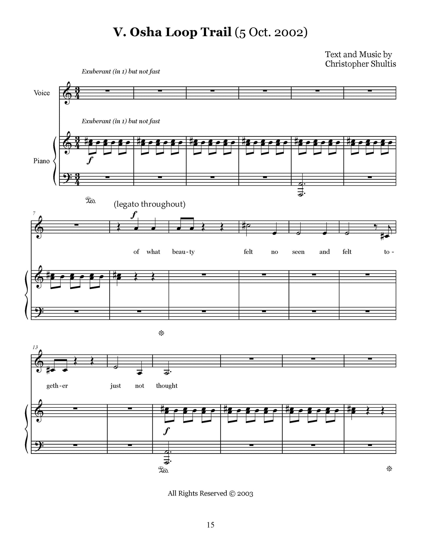 SONGS OF LOVE AND LONGING