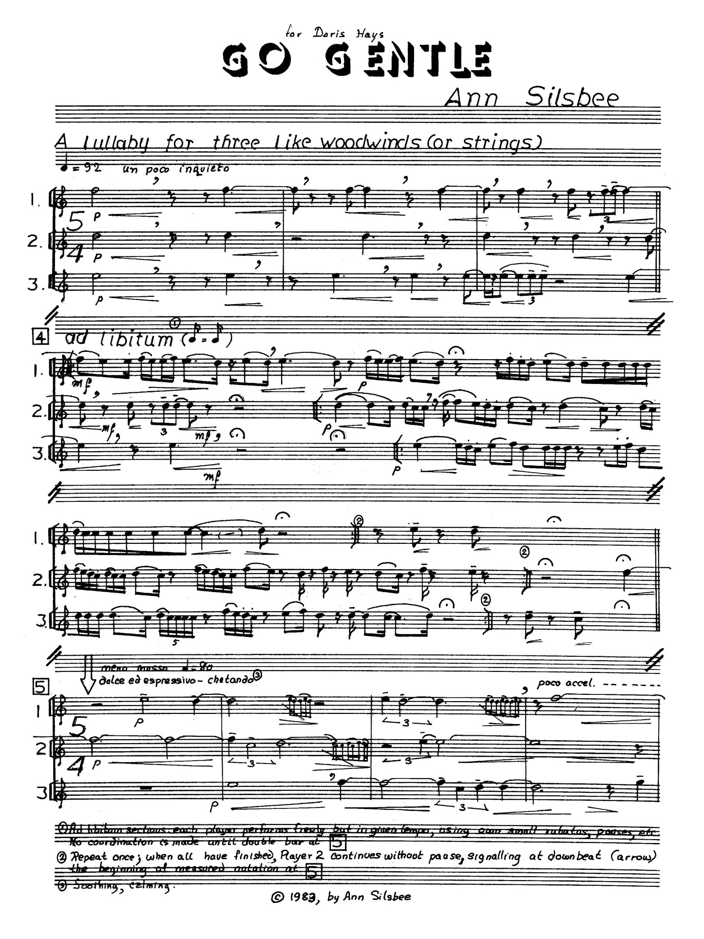 Go Gentle (A Lullaby)