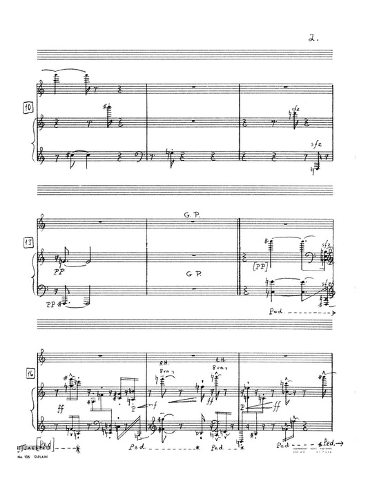 MUSIC FOR FLUTE AND PIANO