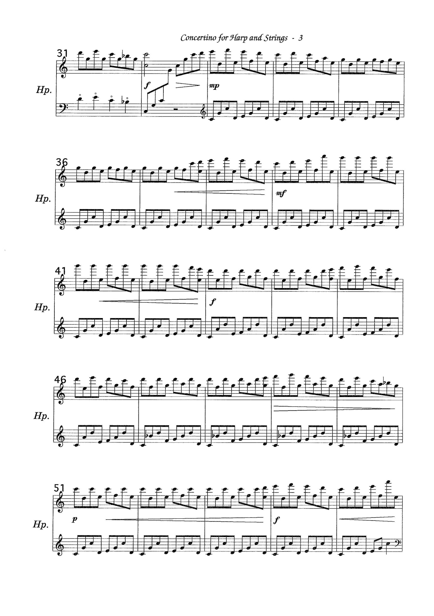 Concertino for Harp and Strings