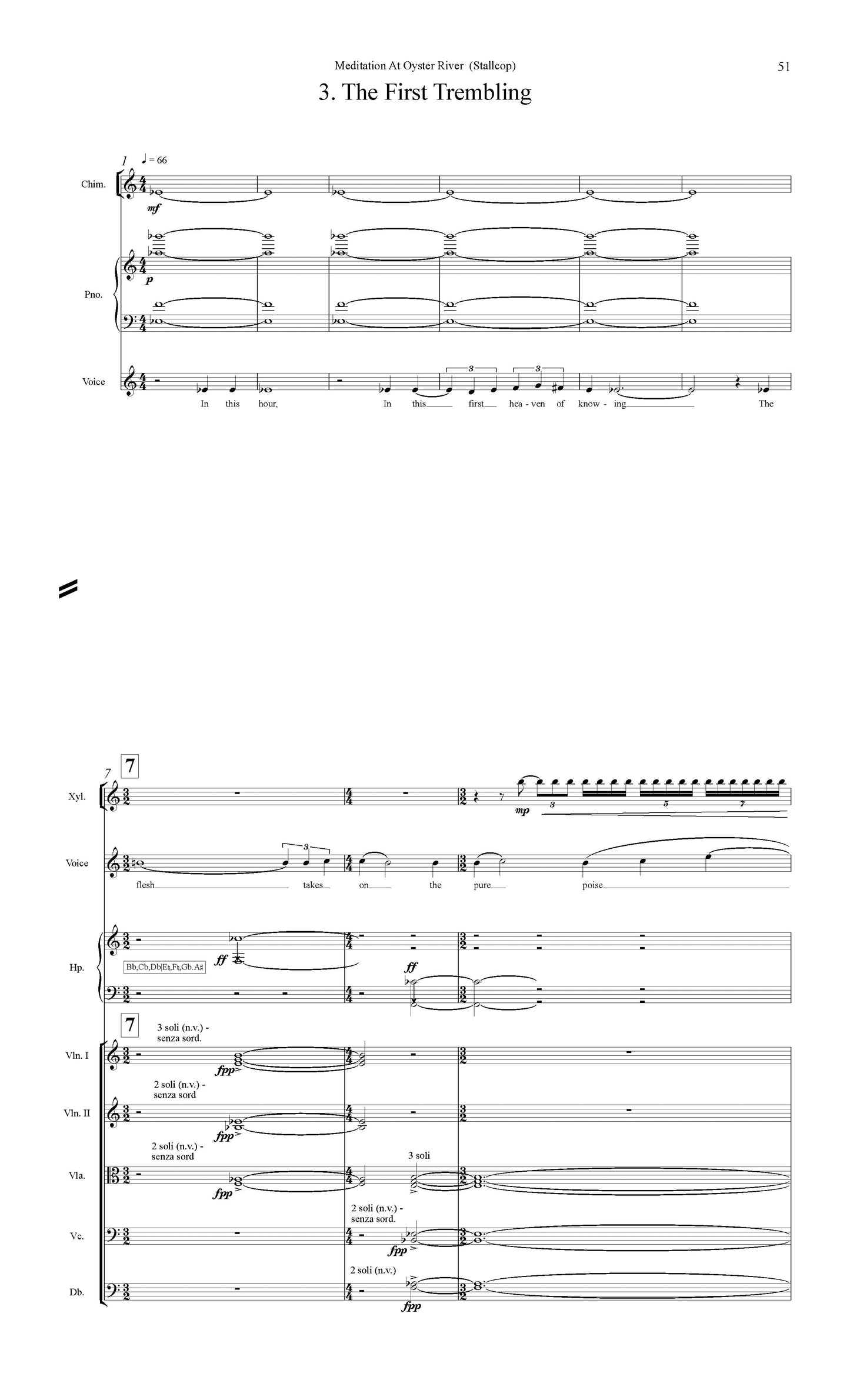 MEDITATION AT OYSTER RIVER - Orch version