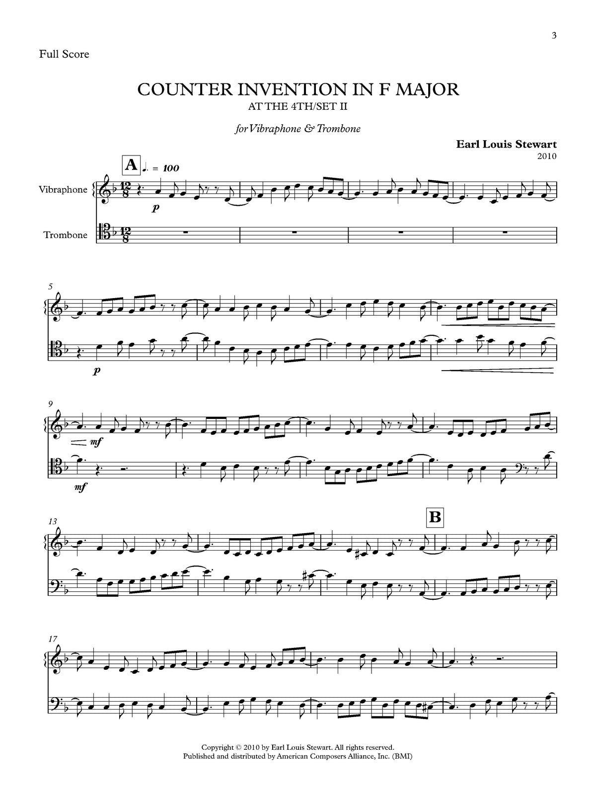 Counter Invention in F Major