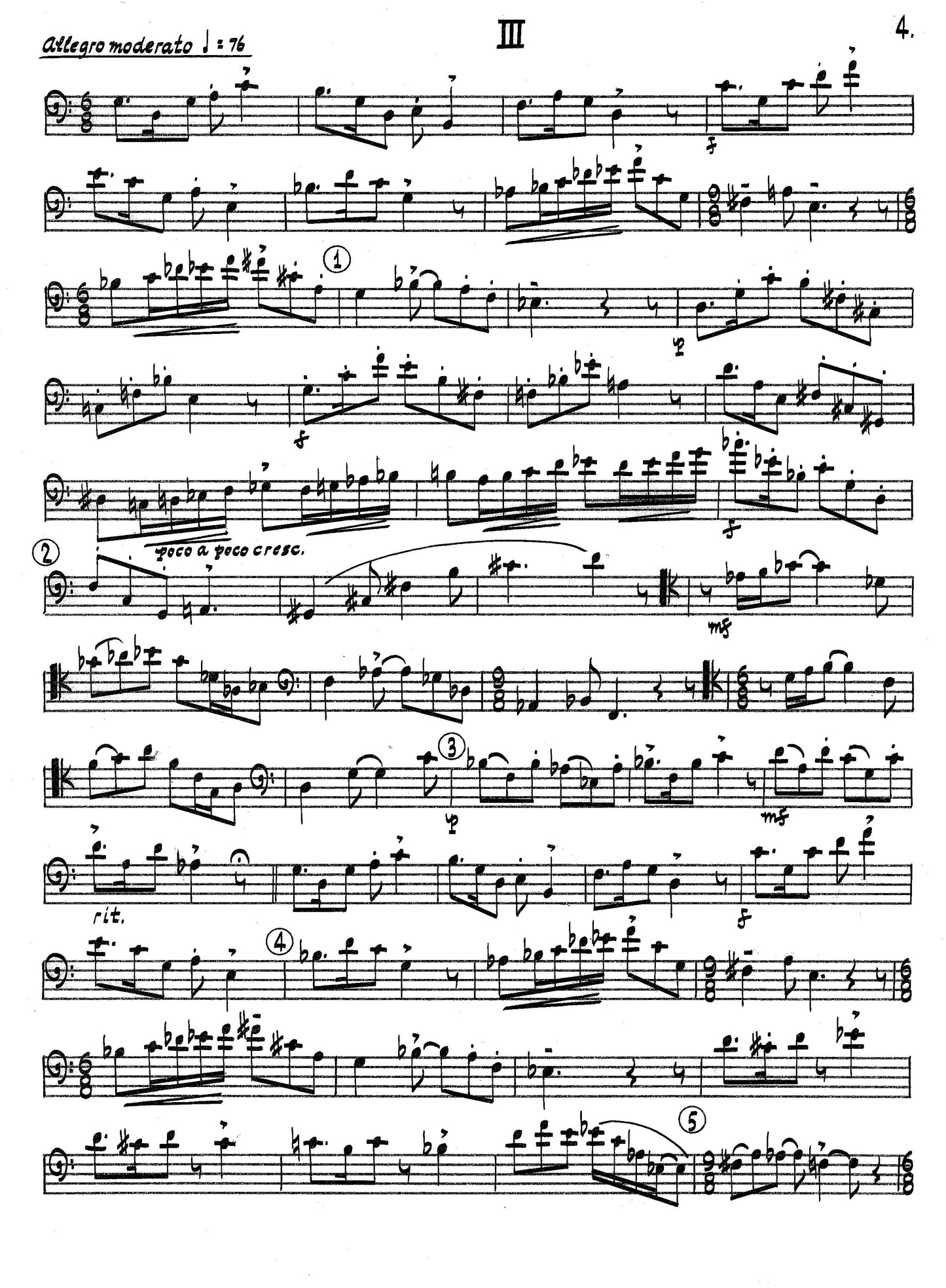 SONATA for Solo Trombone